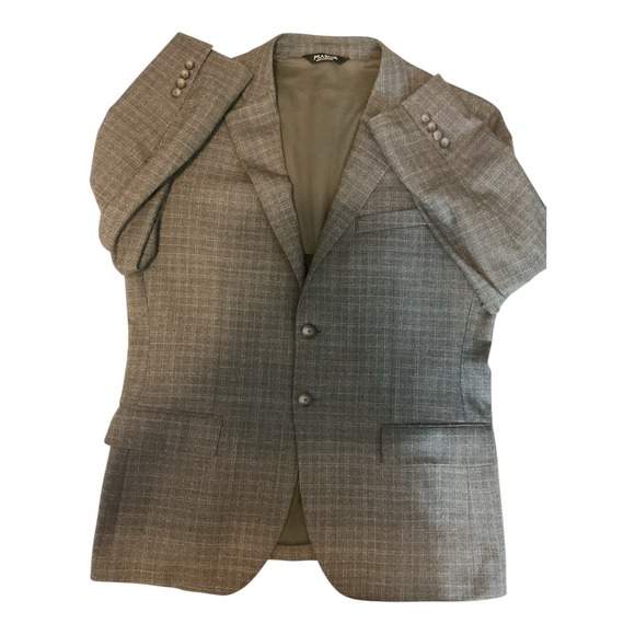 JOS.A. Bank Traveler Tech Blazer Sport Coat Plaid Checkered Pattern - Picture 2 of 7